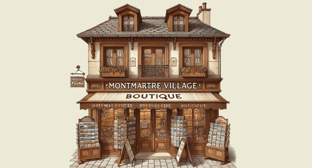 montmartre village landscape